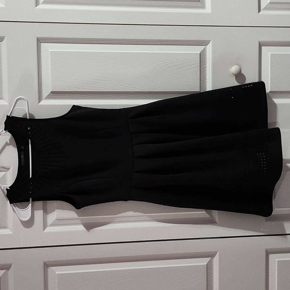 Thick black dress